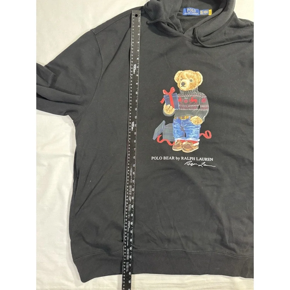 Polo Ralph Lauren Hoodie Men Sz 2XLT Christmas Holiday Bear Fleece NWOT